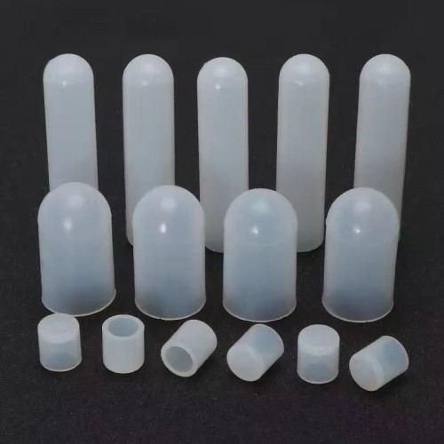 Rubber End Caps Flexible Screw Thread Protector Covers Rubber Bolt Covers Caps for Metal Tube Rod