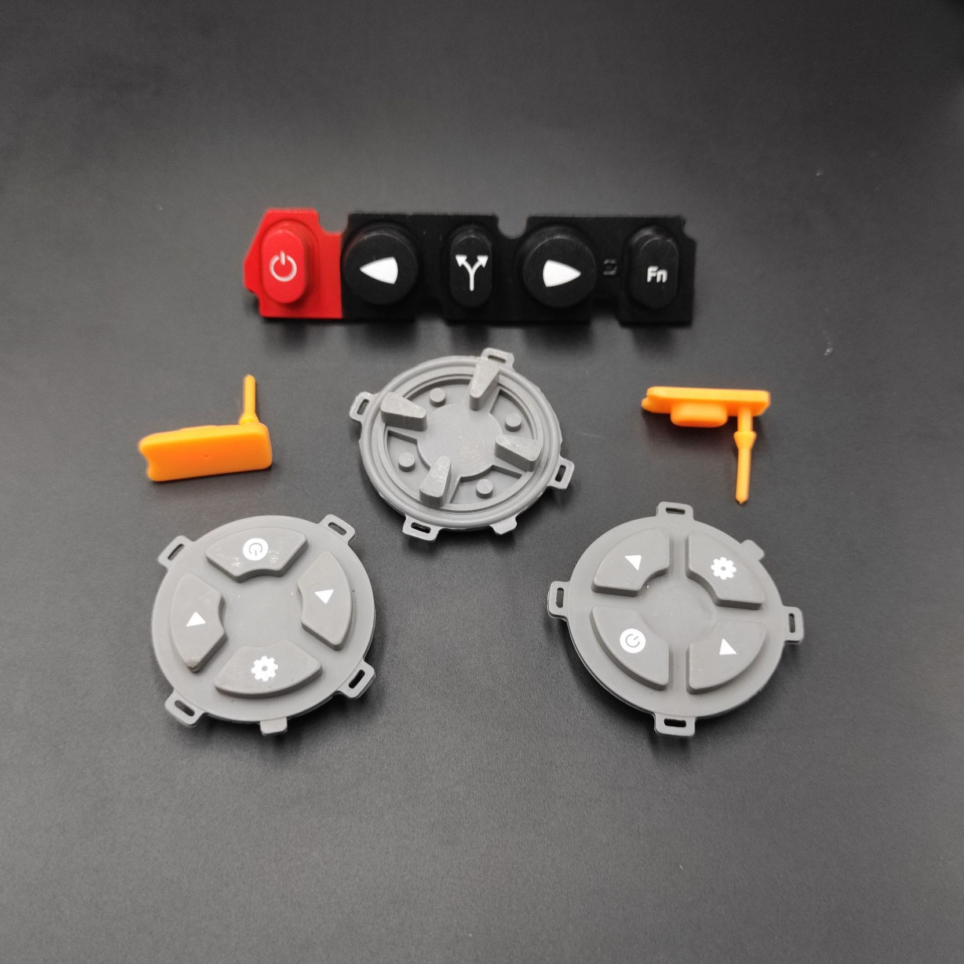 Silicone Conductive Rubber Pads Controller Buttons Repair Replacement Part