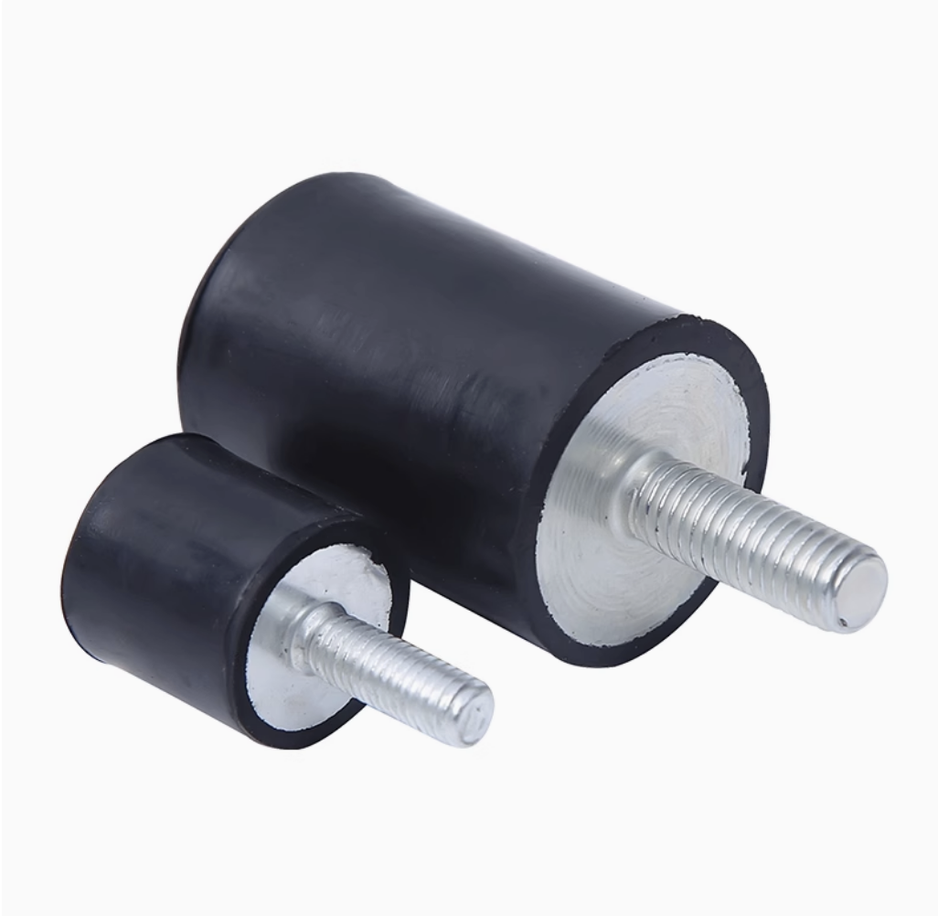 Rubber Studs Shock Absorber Anti-Vibration Isolator Mounts, Rubber Cylindrical Vibration Isolation Mount, for Air Compr